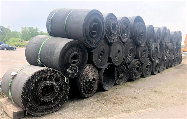 45,829.6' L of USED FENNER DUNLOP Conveyor Belting, 1200mm W x 13911m L (47" W x 45,829.6' L)